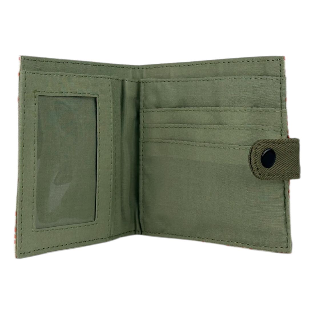 Cotton Fair Trade Wallet - Spring Dots