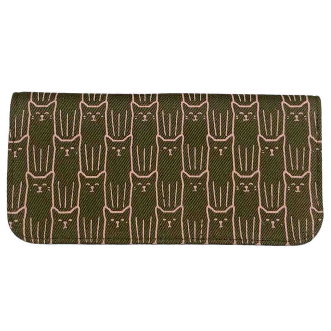 Cotton Long Wallet - Cat Prints