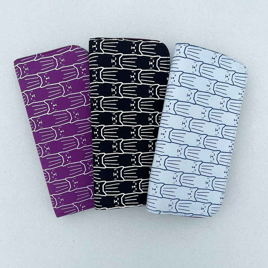 Cotton Long Wallet - Cat Prints