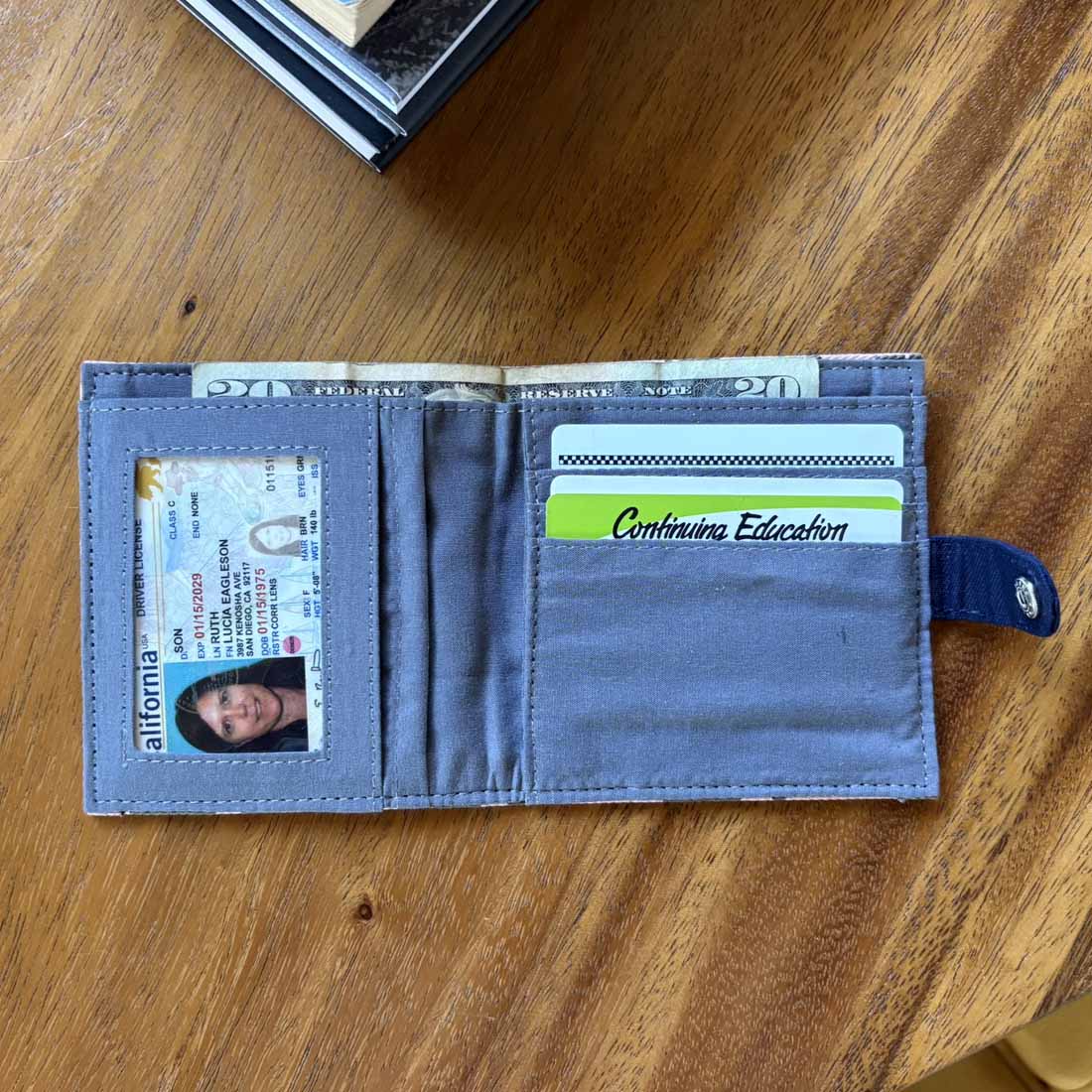 Cotton Wallet-Elephant Prints