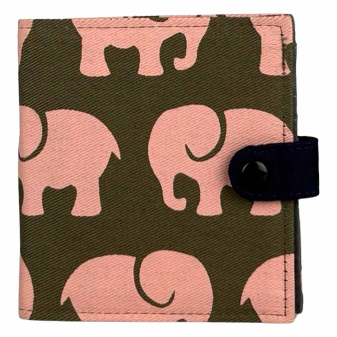 Cotton Wallet-Elephant Prints