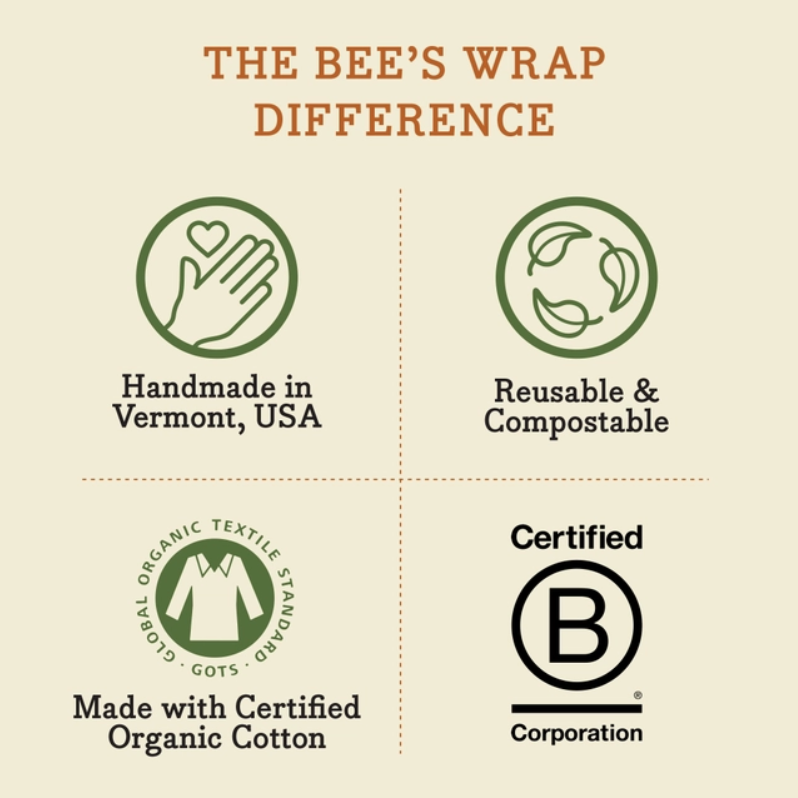 Bee's Wrap - Lunch Pack - Bees & Bears Print