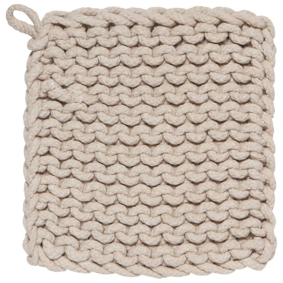 Danica Heirloom - Dove Gray Knit Potholder