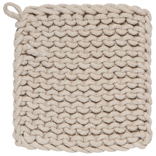 Danica Heirloom - Dove Gray Knit Potholder