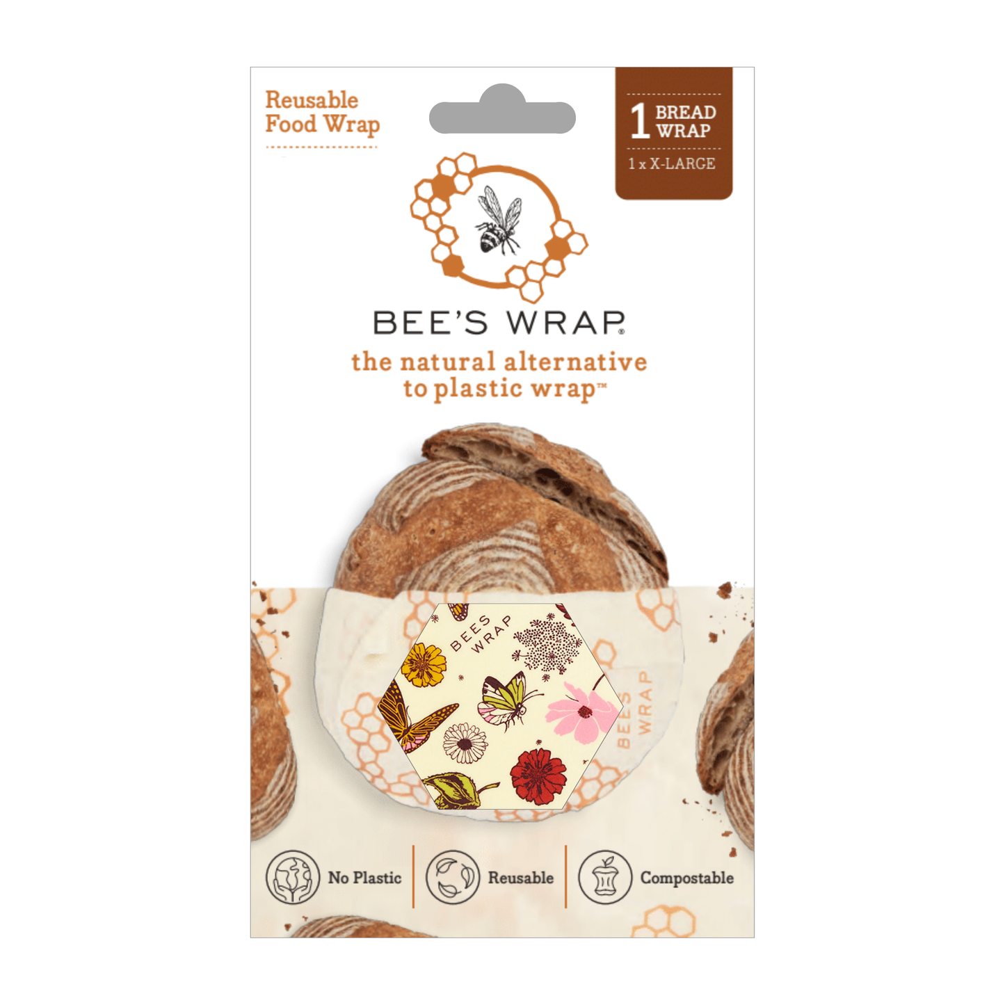 Bee's Wrap - Bread Wrap - Meadow Magic, New for 2026