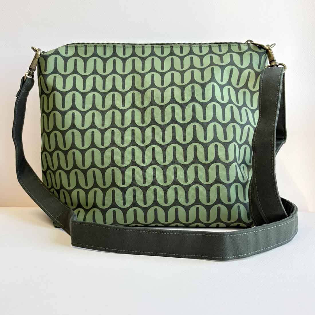 Medium Cotton Crossbody Retro Prints