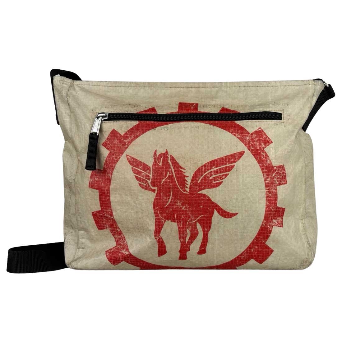 Medium Recycled Cement Crossbody Bag