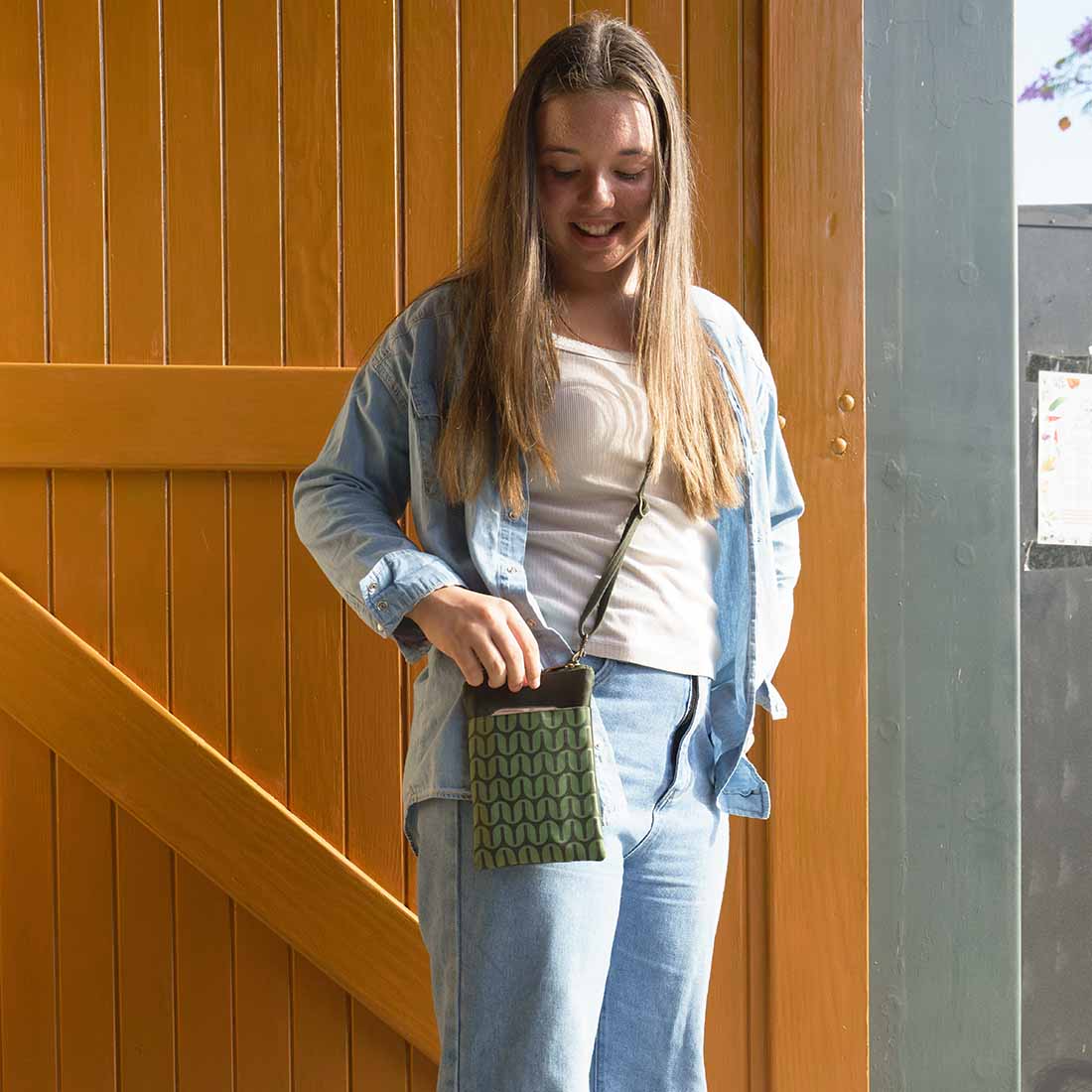 Mini Phone Crossbody - Geometric Prints