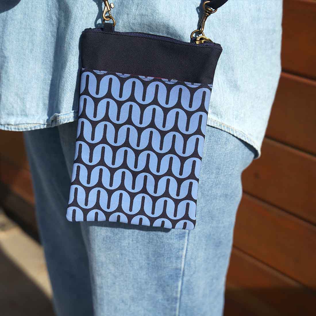 Mini Phone Crossbody - Geometric Prints