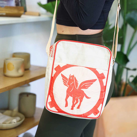 Recycled Cement Crossbody Bag