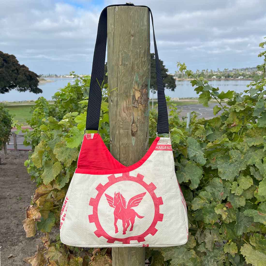 Recycled Cement Triangle Bag
