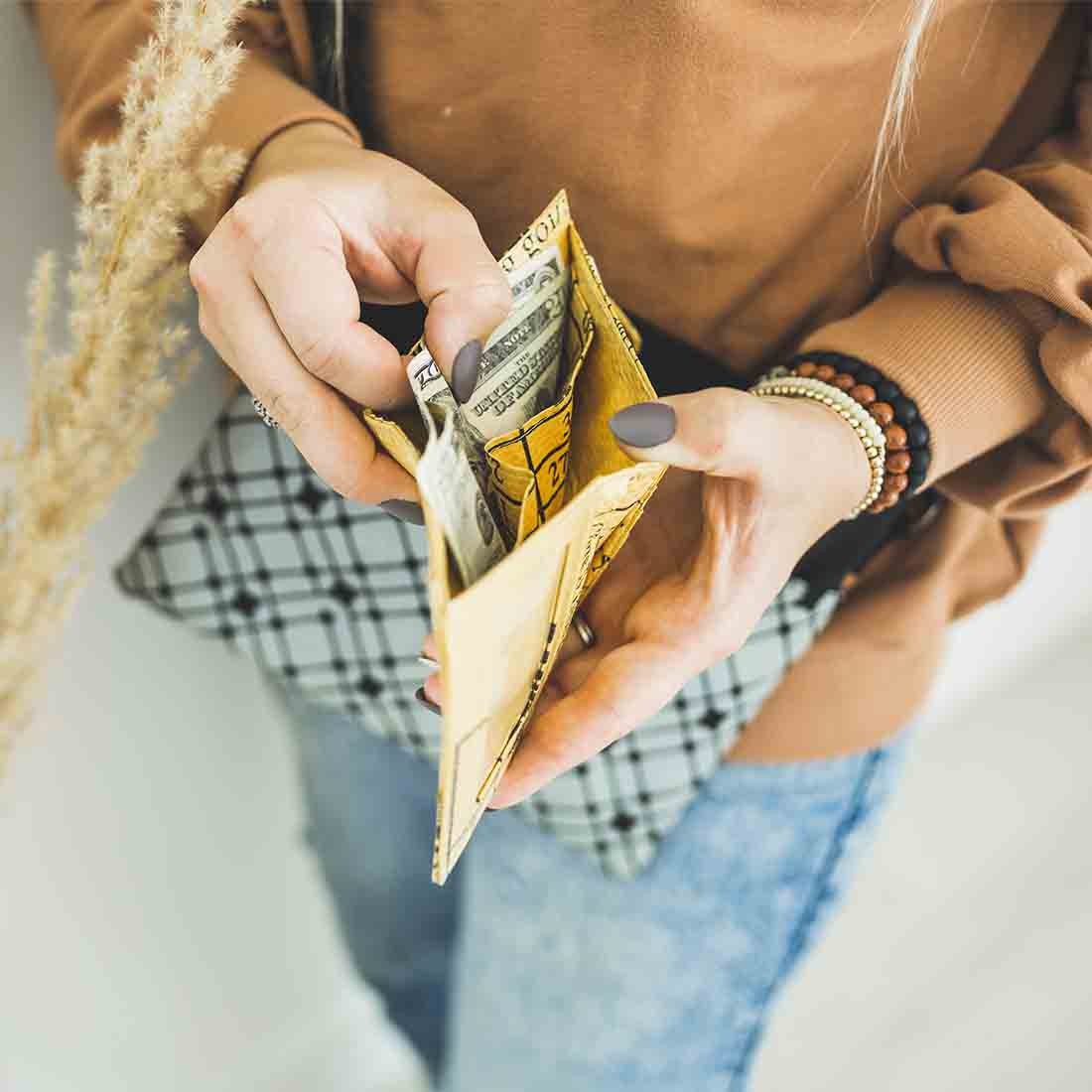 Recycled Feed Bag Wallet