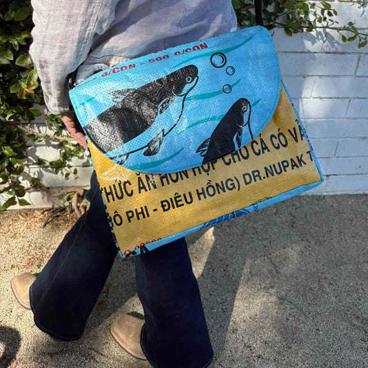 Recycled Messenger Bag