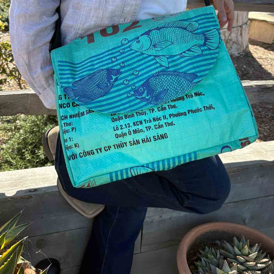 Recycled Messenger Bag