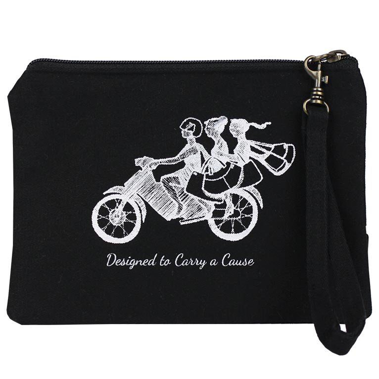 Statement Pouch - Girls on Bike