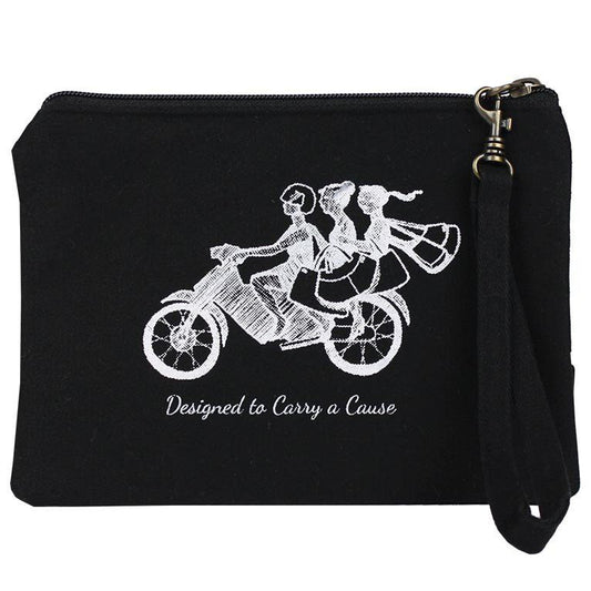 Statement Pouch - Girls on Bike