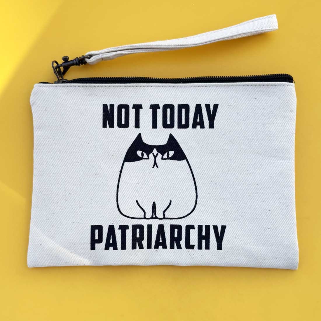 Statement Pouch - Not Today Patriarchy
