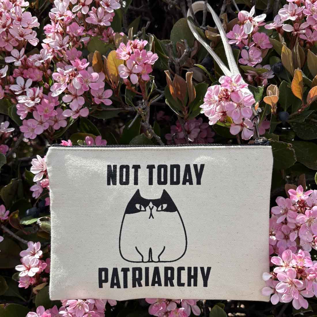 Statement Pouch - Not Today Patriarchy