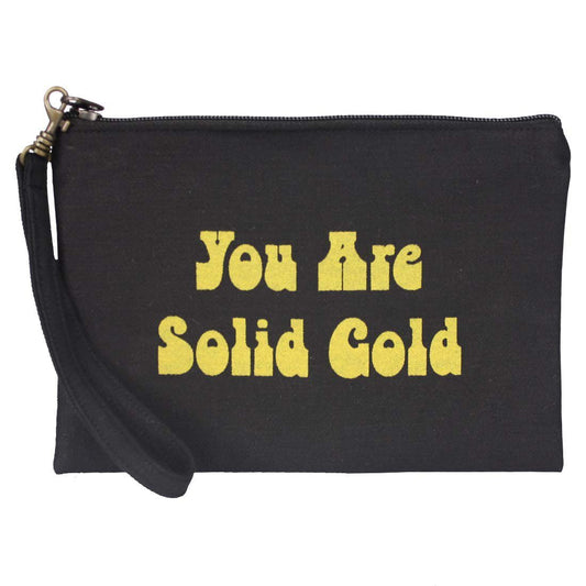 Statement Pouch - Solid Gold